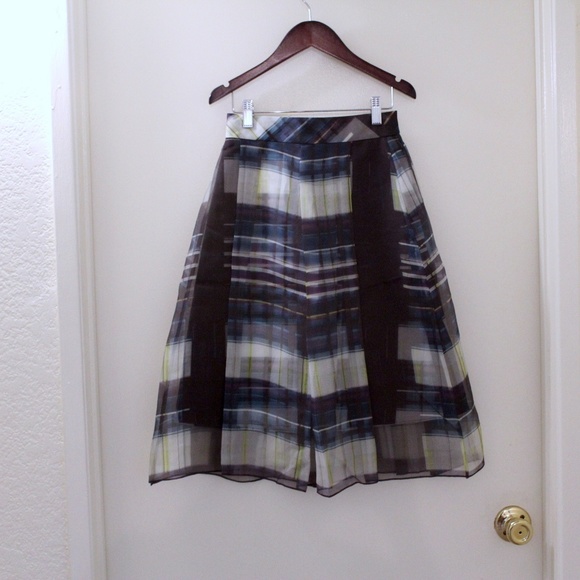 Marissa Webb Carine Window Plaid Skirt - Picture 4 of 5